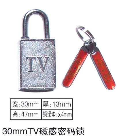 TV牌標(biāo)準(zhǔn)磁鎖,一把鑰匙開(kāi)多把鎖,一把鑰匙通用磁鎖,通開(kāi)磁鎖