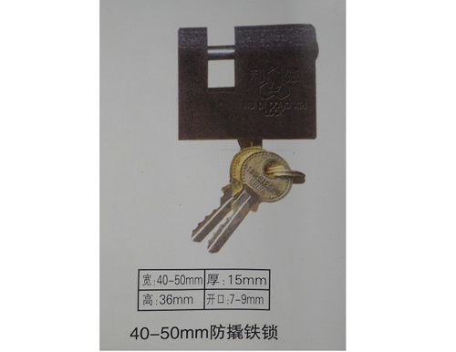 40-50mm防撬鐵表箱掛鎖,電能表計量箱專用掛鎖,一把鑰匙通開鎖